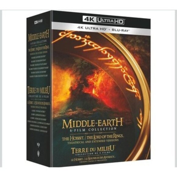 Middle-Earth 6-Film Collection Extended & Theatrical (4K UHD + Blu-ray) *NEW* - Picture 2 of 3